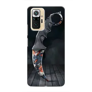 Чехол КИБЕРСПОРТ для Xiaomi Redmi Note 10 Pro (Кинжал КС ГО)