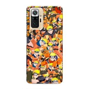 Чохли з принтом НАРУТО на Xiaomi Redmi Note 10 Pro (Коллаж Наруто)
