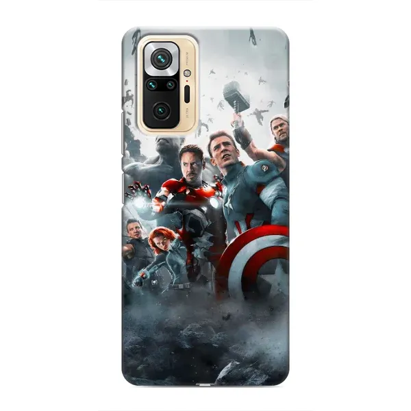 Чехол с рисунком «Команда марвел» для Xiaomi Redmi Note 10 Pro