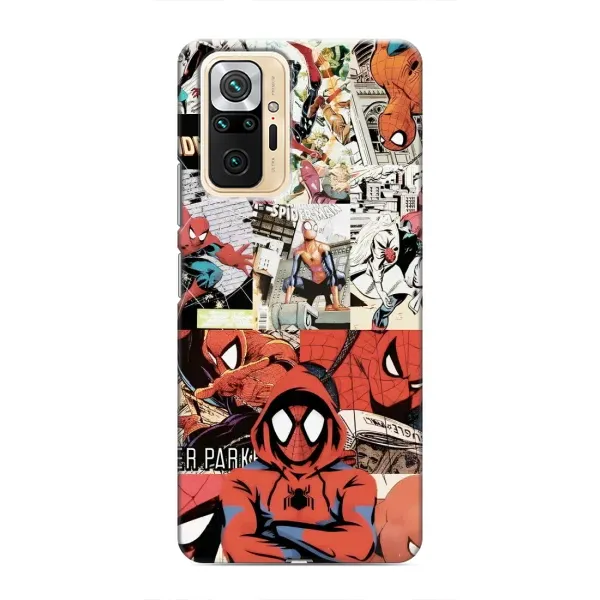 Чехол с рисунком «Комикс Паука» для Xiaomi Redmi Note 10 Pro Чехол с рисунком «Комикс Паука» для Xiaomi Redmi Note 10 Pro