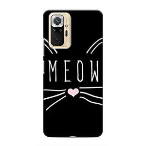Бампер с изображением Котиков для Редми Нот 10 Про (КОТИК MEOW)