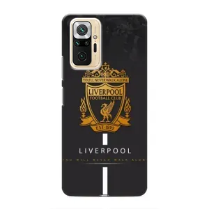 Силиконовые Чехлы принт Футбол на Xiaomi Redmi Note 10 Pro (Liverpool)