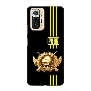 Чохол (TPU) з картинкою "Лого Пабг" на Редмі Нот 10 Про (Логотип PUPG)