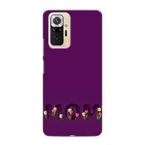 Чехол с рисунком «Мама с цветами» для Xiaomi Redmi Note 10 Pro