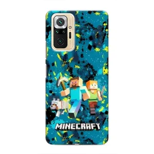 Чохли для Xiaomi Redmi Note 10 Pro (Персонажі МайнКрафт) (Майнкрафт)