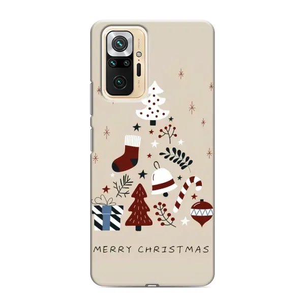Чехол с рисунком «Merry Christmas» для Xiaomi Redmi Note 10 Pro Чехол с рисунком «Merry Christmas» для Xiaomi Redmi Note 10 Pro