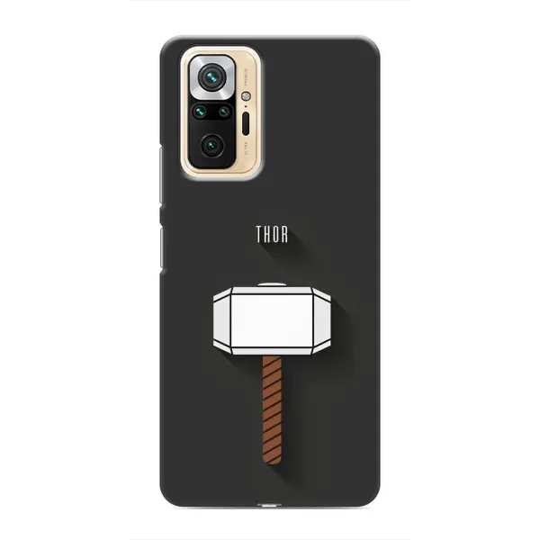 Чехол с рисунком «Молот Тора» для Xiaomi Redmi Note 10 Pro