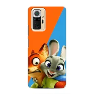 Чохли ЗООТРОПОЛІС для Xiaomi Redmi Note 10 Pro (Нік і Хопс)