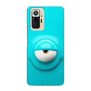 Силиконовые Чехлы (смешные стикеры) для Xiaomi Redmi Note 10 Pro (Одноглазик)