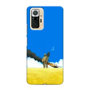 Чехлы на военную тематику для Xiaomi Redmi Note 10 Pro (Попадание)