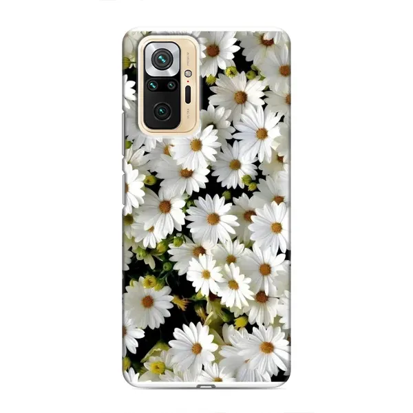 Чехол с рисунком «Рамка в ромашках» для Xiaomi Redmi Note 10 Pro
