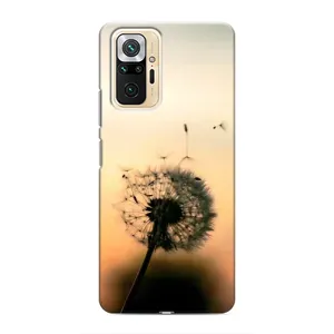 Силіконовий Чохол з кульбабками на Xiaomi Redmi Note 10 Pro (Роздмухана кульбабка)