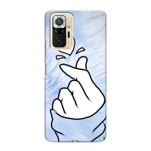 Чехлы (Знак сердечка) на Xiaomi Redmi Note 10 Pro (Сердечка знак)