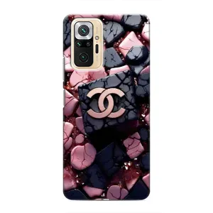Чохол (Dior, Prada, YSL, Chanel) для Xiaomi Redmi Note 10 Pro (Шанель)