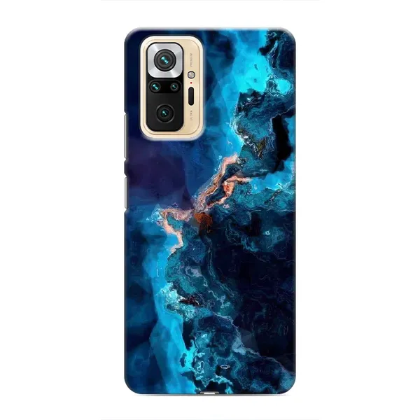 Чехол с рисунком «Синий мрамор» для Xiaomi Redmi Note 10 Pro Чехол с рисунком «Синий мрамор» для Xiaomi Redmi Note 10 Pro