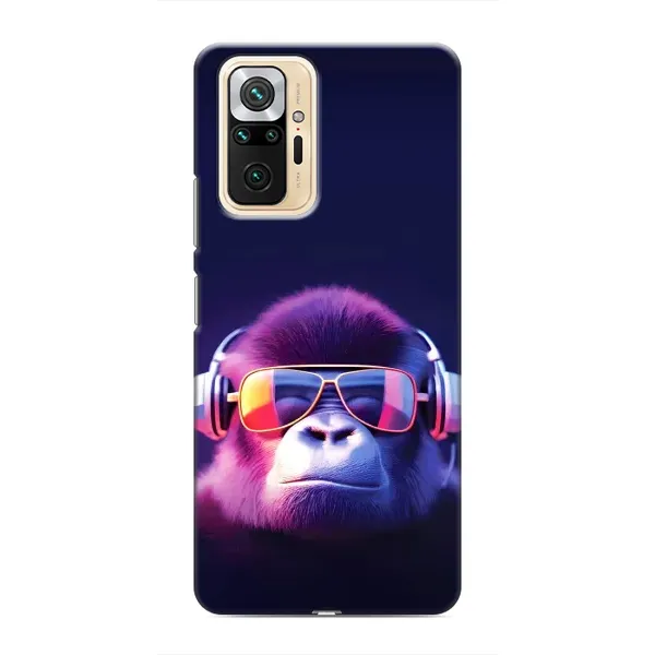 Чехол с рисунком «Стильная обезьяна» для Xiaomi Redmi Note 10 Pro