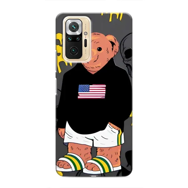 Чехол с рисунком «Teddy USA» для Xiaomi Redmi Note 10 Pro Чехол с рисунком «Teddy USA» для Xiaomi Redmi Note 10 Pro