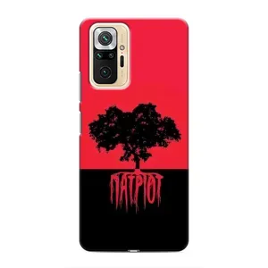 Чехлы УПА (Красно-Чёрный) на Xiaomi Redmi Note 10 Pro (УПА Патриот)