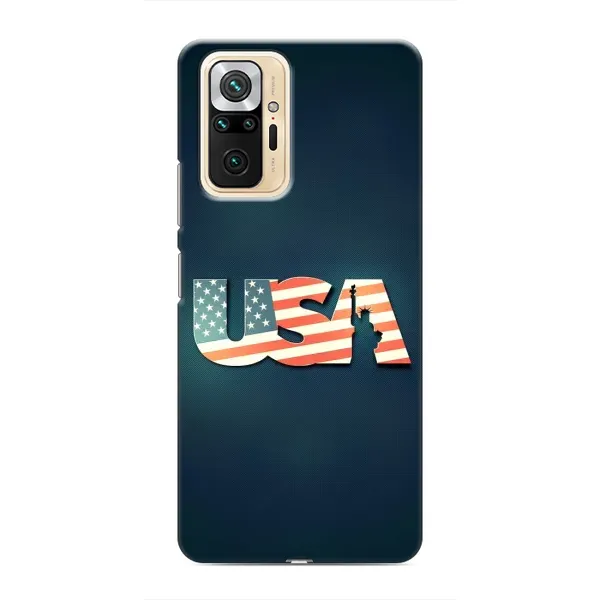 Чехол с рисунком «USA» для Xiaomi Redmi Note 10 Pro Чехол с рисунком «USA» для Xiaomi Redmi Note 10 Pro