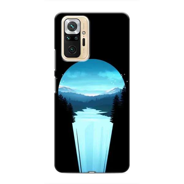 Чехол с рисунком «Синий Водопад» для Xiaomi Redmi Note 10 Pro Чехол с рисунком «Синий Водопад» для Xiaomi Redmi Note 10 Pro