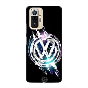 Чехол "Фольксваген" для Xiaomi Redmi Note 10 Pro (Volkswagen на черном)
