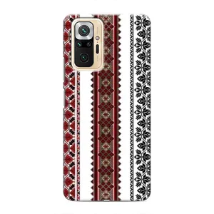 Силиконовый Чехол на Xiaomi Redmi Note 10 Pro с картинкой Вышиванки (Вышиваночки)