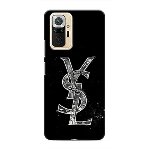 Чохол (Dior, Prada, YSL, Chanel) для Xiaomi Redmi Note 10 Pro (YSL)