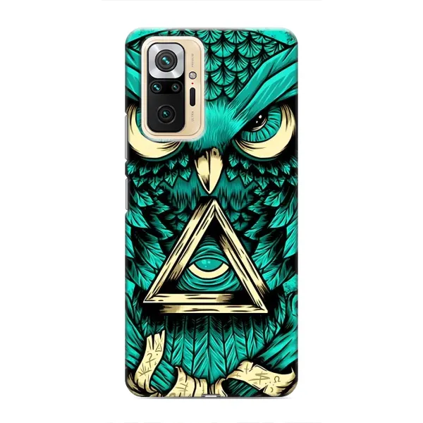 Чохол з малюнком «Зелена сова» для Xiaomi Redmi Note 10 Pro Чохол з малюнком «Зелена сова» для Xiaomi Redmi Note 10 Pro