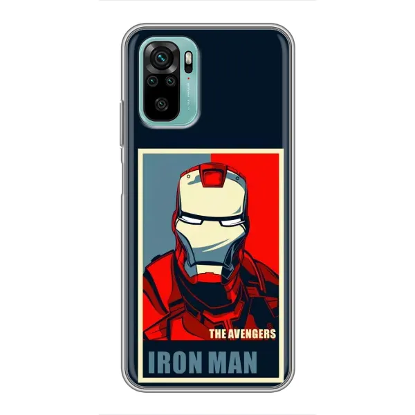Чехол с рисунком «Art Iron man» для Xiaomi Redmi Note 10 Чехол с рисунком «Art Iron man» для Xiaomi Redmi Note 10