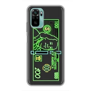 Чехол (Дорого -богато) на Xiaomi Redmi Note 10 (Баксы)
