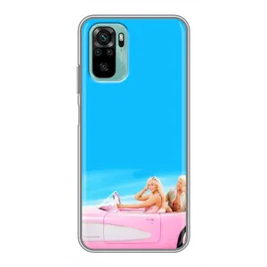 Силіконовый Чохол Барбі фільм на Xiaomi Redmi Note 10 (Барбі і Кен)