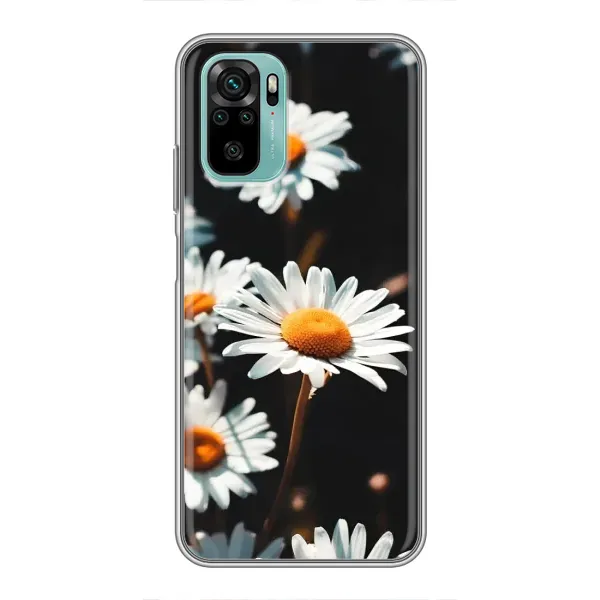Чехол с рисунком «Белые ромашки» для Xiaomi Redmi Note 10 Чехол с рисунком «Белые ромашки» для Xiaomi Redmi Note 10