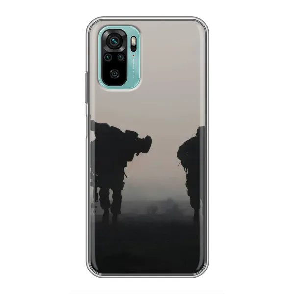 Чехол с рисунком «Бой солдат» для Xiaomi Redmi Note 10 Чехол с рисунком «Бой солдат» для Xiaomi Redmi Note 10