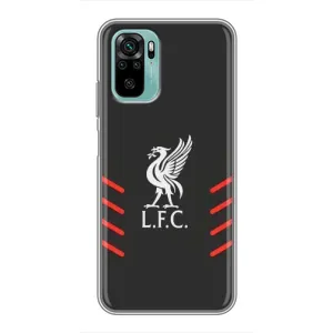 Силиконовые Чехлы принт Футбол на Xiaomi Redmi Note 10 (Эмблема Liverpool)