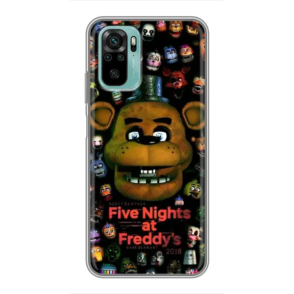 Чехол с рисунком «Freddy» для Xiaomi Redmi Note 10 Чехол с рисунком «Freddy» для Xiaomi Redmi Note 10