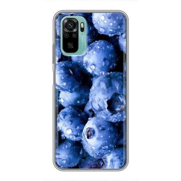 Чехол с рисунком «Голубика» для Xiaomi Redmi Note 10 Чехол с рисунком «Голубика» для Xiaomi Redmi Note 10