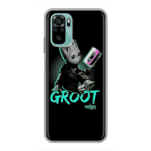 Чехол с рисунком «Groot» для Xiaomi Redmi Note 10 Чехол с рисунком «Groot» для Xiaomi Redmi Note 10