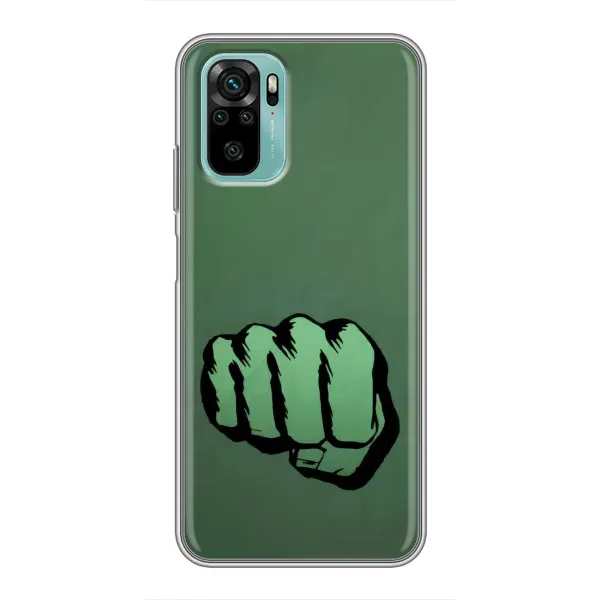Чехол с рисунком «Халк» для Xiaomi Redmi Note 10 Чехол с рисунком «Халк» для Xiaomi Redmi Note 10