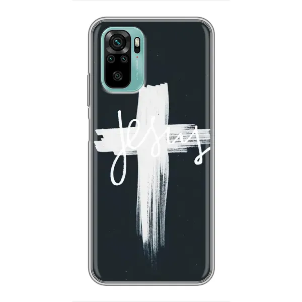 Чехол с рисунком «Jesus» для Xiaomi Redmi Note 10 Чехол с рисунком «Jesus» для Xiaomi Redmi Note 10
