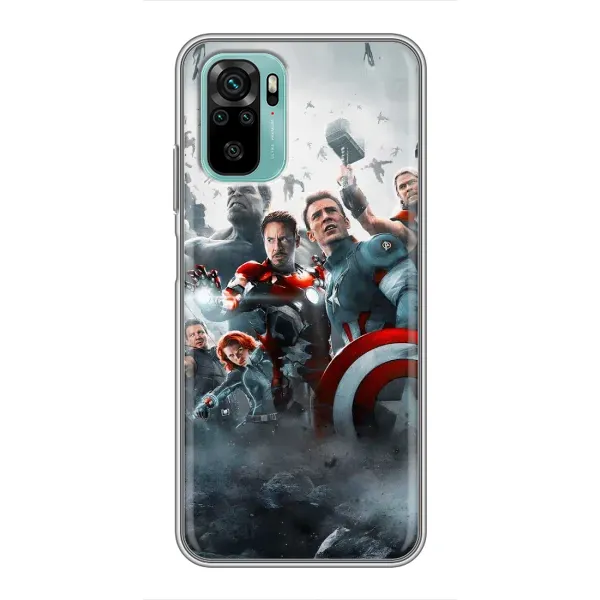 Чехол с рисунком «Команда марвел» для Xiaomi Redmi Note 10 Чехол с рисунком «Команда марвел» для Xiaomi Redmi Note 10