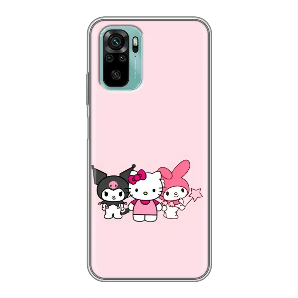 Чехол с рисунком «Куроми Мелоди Китти» для Xiaomi Redmi Note 10 Чехол с рисунком «Куроми Мелоди Китти» для Xiaomi Redmi Note 10