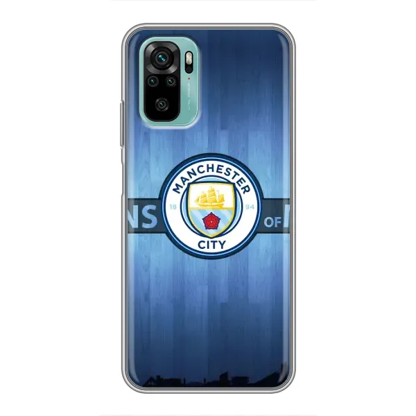 Чехол с рисунком «ManCity» для Xiaomi Redmi Note 10