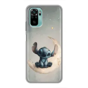 Чехол с рисунком Стич для Xiaomi Redmi Note 10 (Милый Стич)