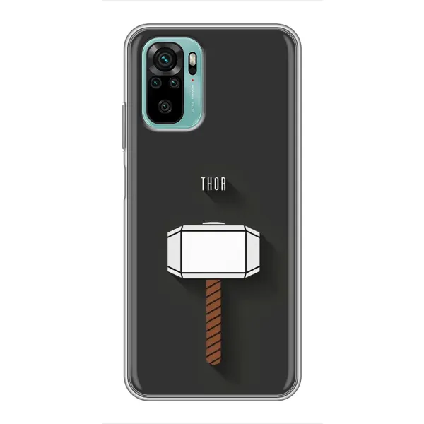 Чехол с рисунком «Молот Тора» для Xiaomi Redmi Note 10 Чехол с рисунком «Молот Тора» для Xiaomi Redmi Note 10