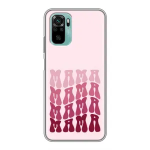 Чехлы на день мамы для Редми Нот 10 (Надпись мама)