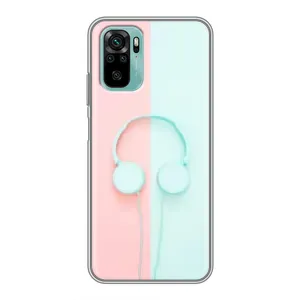 Чехол с рисунком «Наушники» для Xiaomi Redmi Note 10