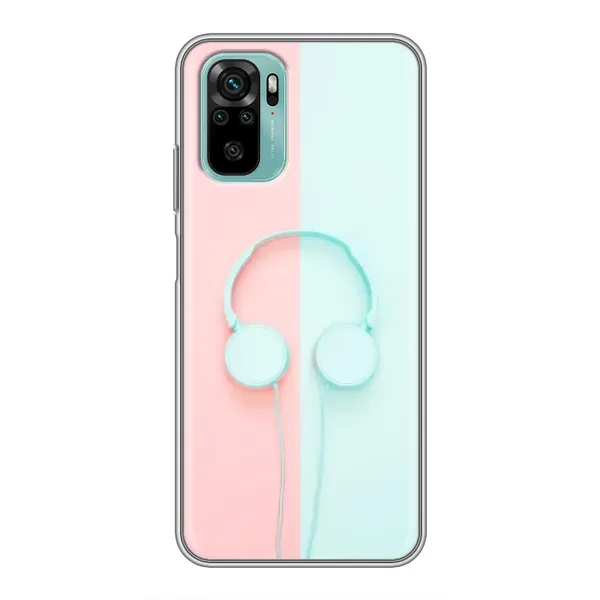 Чехол с рисунком «Наушники» для Xiaomi Redmi Note 10 Чехол с рисунком «Наушники» для Xiaomi Redmi Note 10