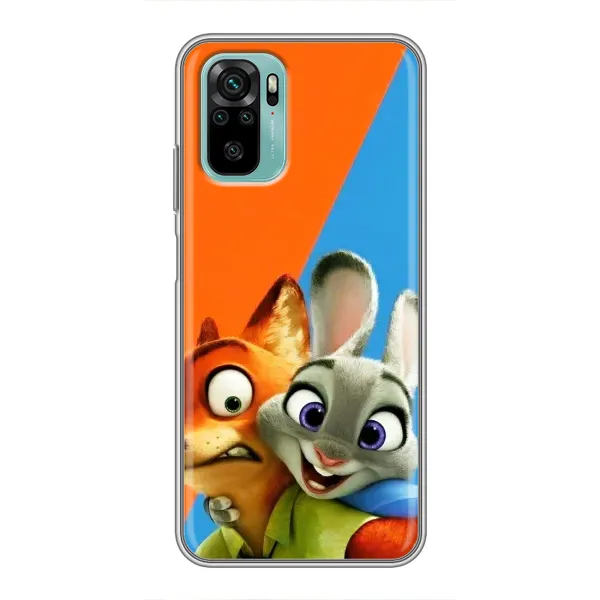 Чехол с рисунком «Ник и Хопс» для Xiaomi Redmi Note 10
