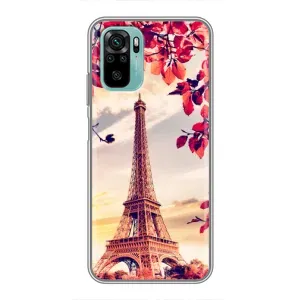 Чехол с Эйфелевой башней на Xiaomi Redmi Note 10 (Paris photo)