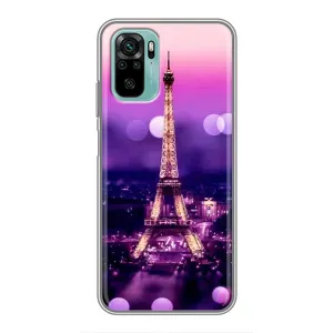 Чехол с Эйфелевой башней на Xiaomi Redmi Note 10 (Париж башня)